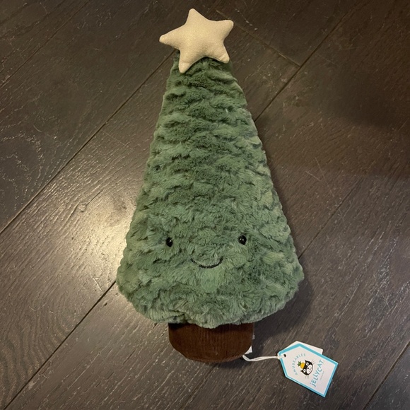 BNWT RARE Jellycat AMUSEABLES BLUE SPRUCE Christmas Tree 11" RETIRED holiday - Picture 1 of 7